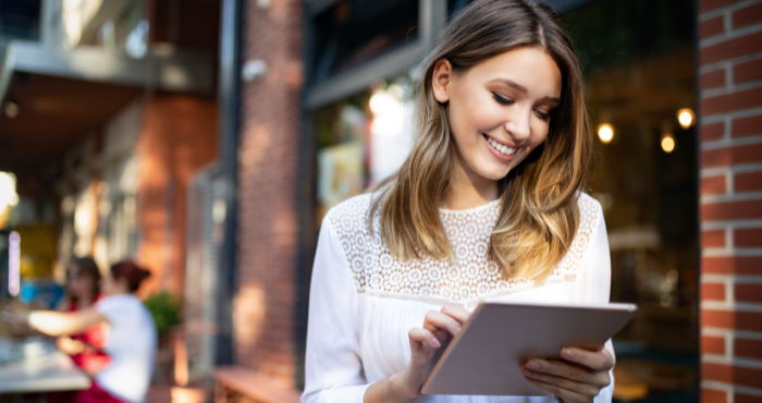 woman-studying-law-on-digital-device